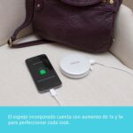 2 en 1 Power Bank y Espejo Compacto LED Recargable Homedics - Image 6