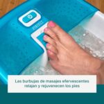 Spa de Pies Homedics con Burbujas Relajantes y Mantenimiento de Calor - Image 5