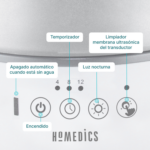 Humidificador Ultrasónico Homedics de Niebla Fría con Bandeja de Aceites Esenciales - Image 5