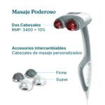 Masajeador de Mano Homedics con Doble Cabezal con Calor - Image 4