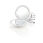2 en 1 Power Bank y Espejo Compacto LED Recargable Homedics - Image 4