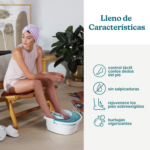 Spa de Pies Homedics con Masaje de Burbujas, Rodillos y Mantenimiento de Calor - Image 6
