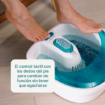 Spa de Pies Homedics con Masaje de Burbujas, Rodillos y Mantenimiento de Calor - Image 8