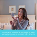 2 en 1 Power Bank y Espejo Compacto LED Recargable Homedics - Image 2